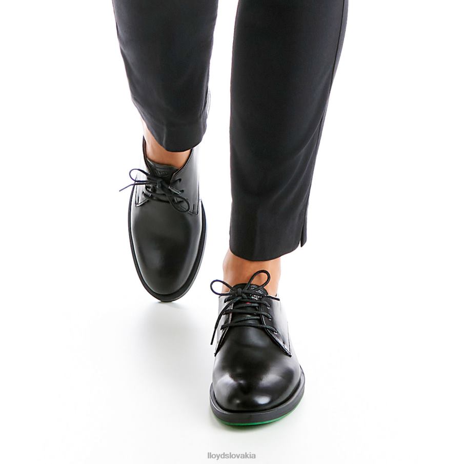 LLOYD šnurovať poltopánky ženy topánky čierna 6R0JN1051