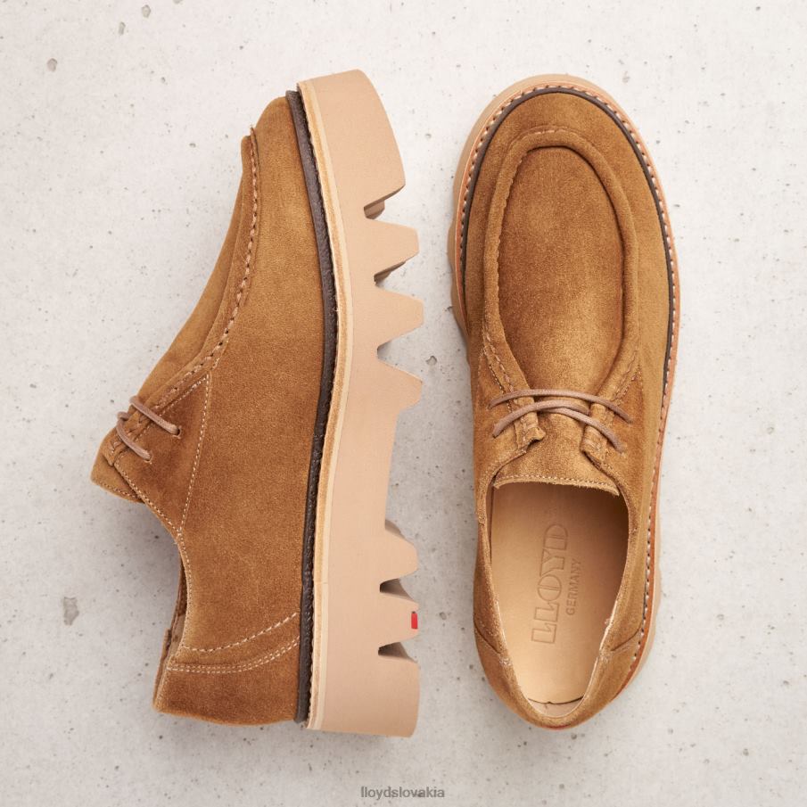 LLOYD šnurovacia papuča ženy topánky hnedá 6R0JN1038