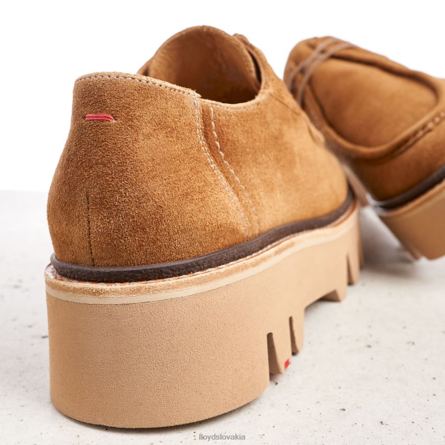 LLOYD šnurovacia papuča ženy topánky hnedá 6R0JN1038