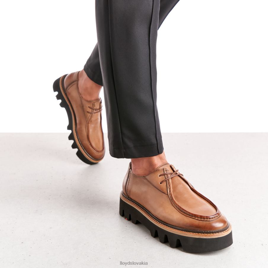 LLOYD šnurovacia papuča ženy topánky hnedá 6R0JN1358