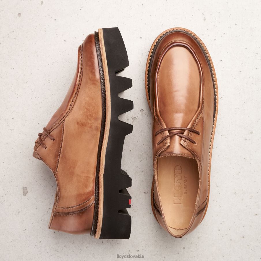 LLOYD šnurovacia papuča ženy topánky hnedá 6R0JN1358