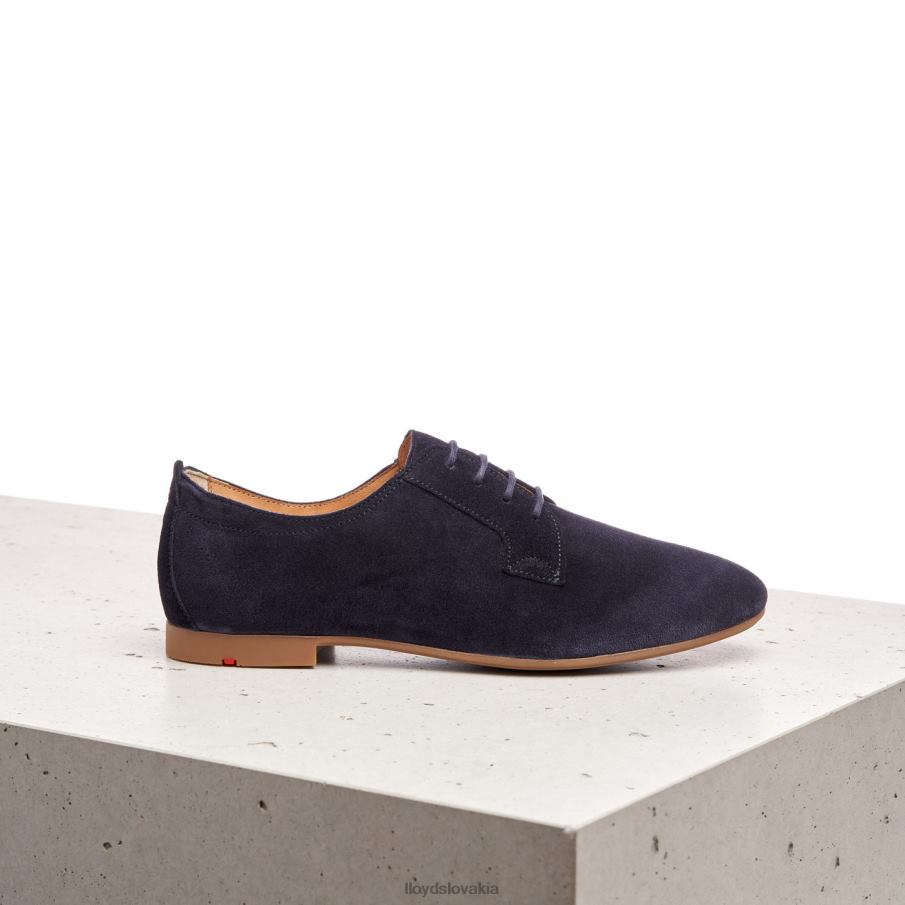 LLOYD semišové šnurovacie poltopánky ženy topánky Modrá 6R0JN1188