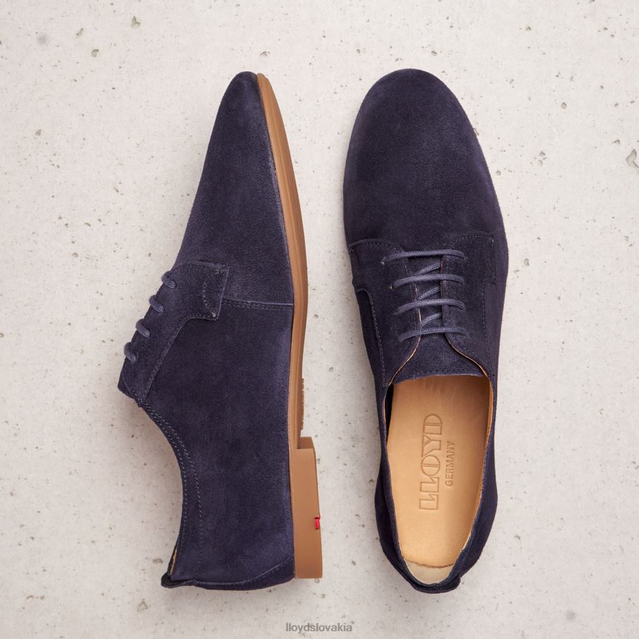 LLOYD semišové šnurovacie poltopánky ženy topánky Modrá 6R0JN1188