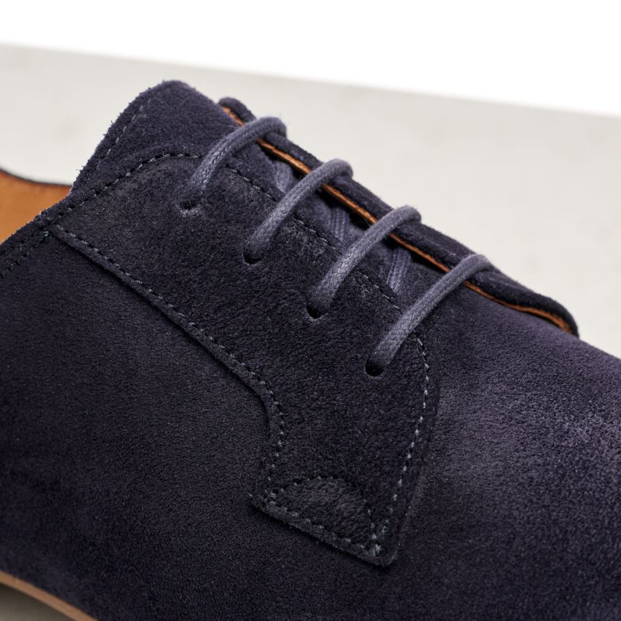 LLOYD semišové šnurovacie poltopánky ženy topánky Modrá 6R0JN1188